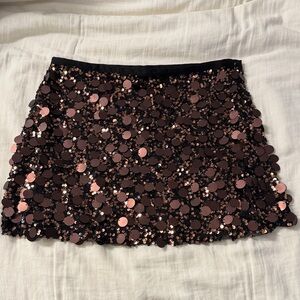 Sequin Mini Skirt